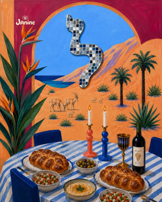 The Letter Lamed  "Golden Mirage”